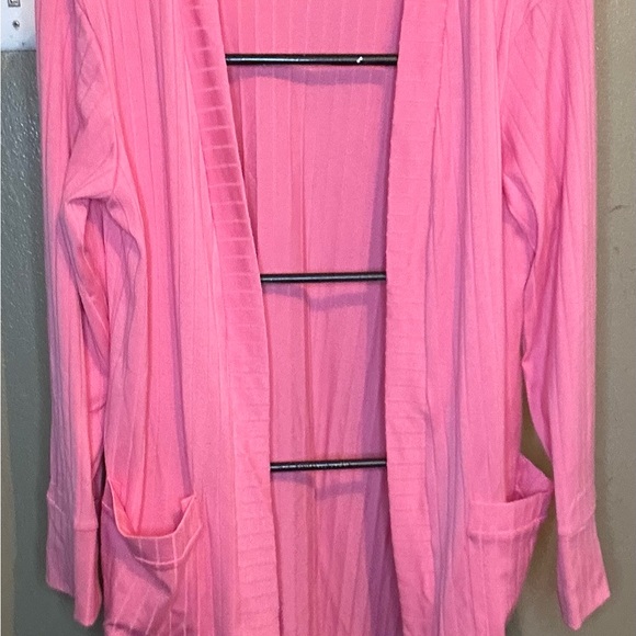 Pink Open Front Cardigan M - Picture 1 of 3